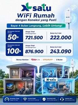Bayar 4 bulan lebih hemat