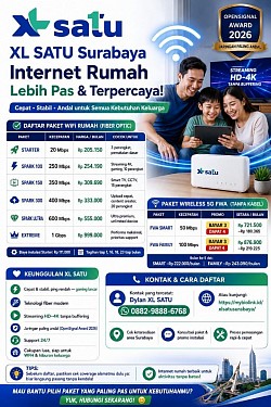 XL satu Internet Rumah Lebih Pas dan Terpercaya